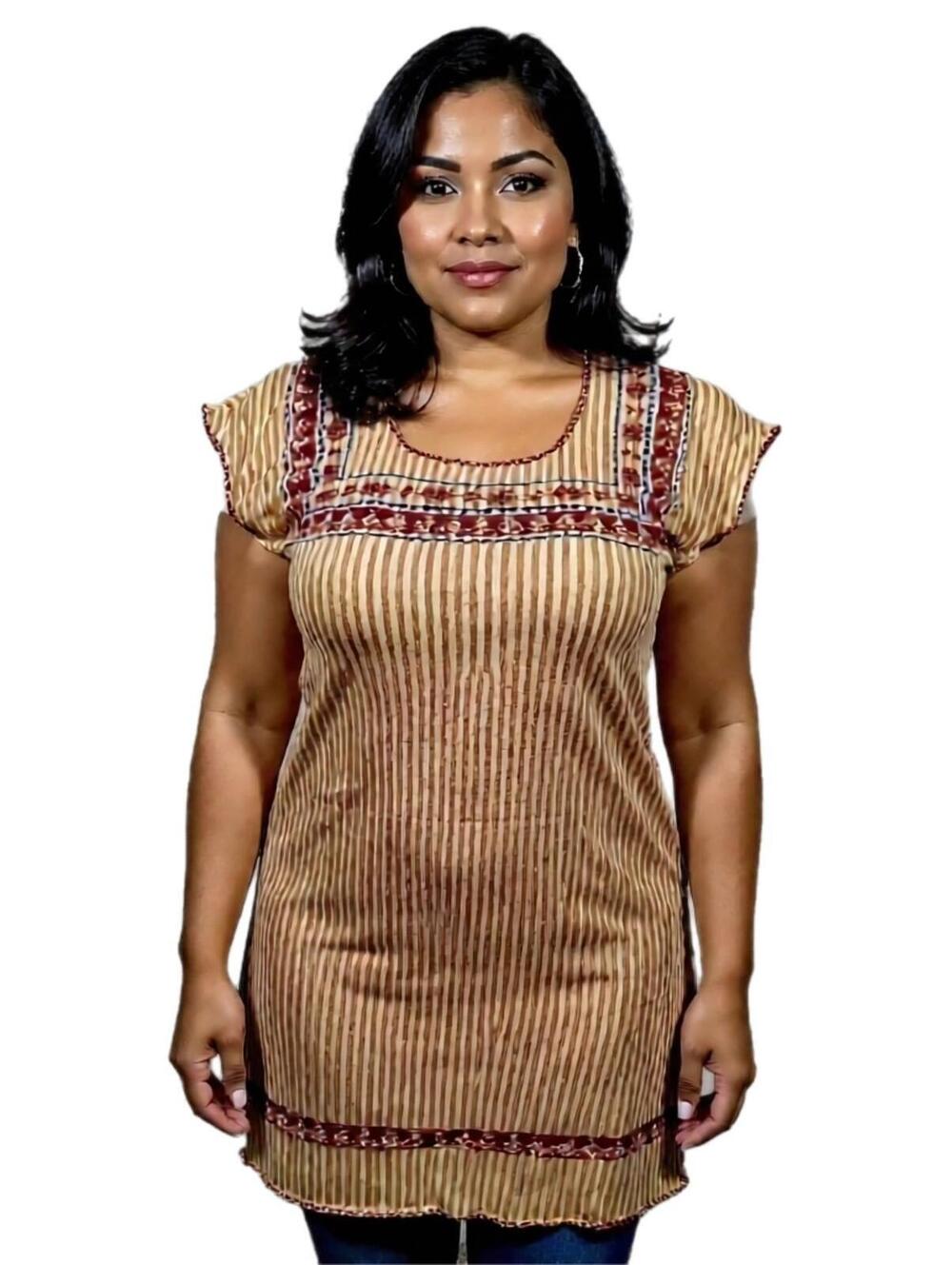 Zara Yellow Orange Stripe Boho Culture Pineapples Dress Size S. Bohemian Folklor